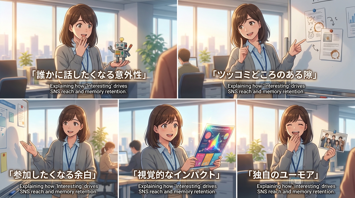 「面白い」がもたらすSNS拡散力と記憶への定着率