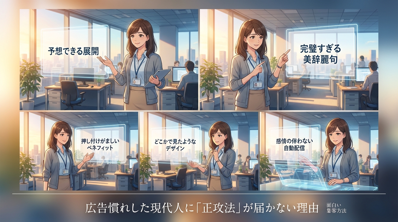 広告慣れした現代人に「正攻法」が届かない理由