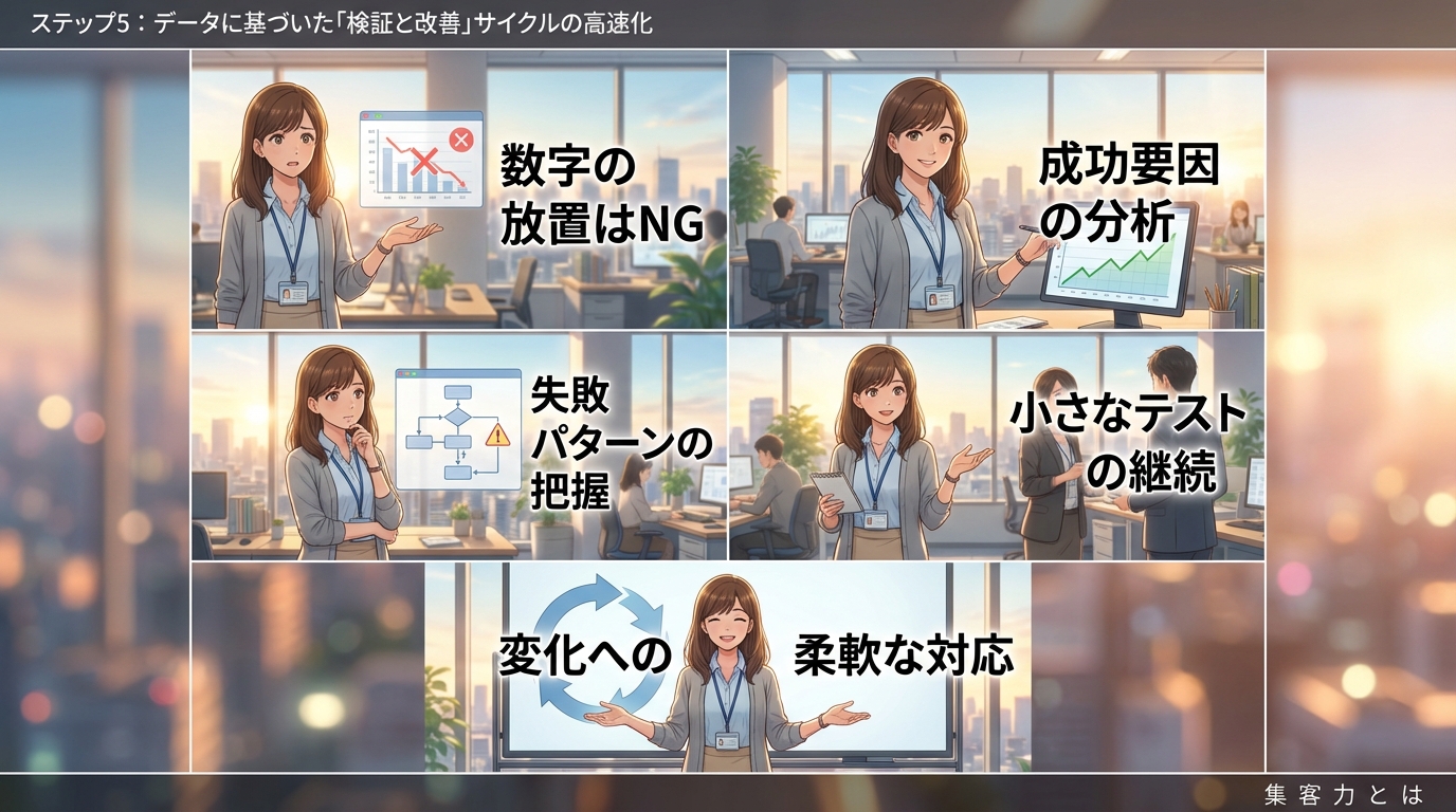 ステップ5：データに基づいた「検証と改善」サイクルの高速化