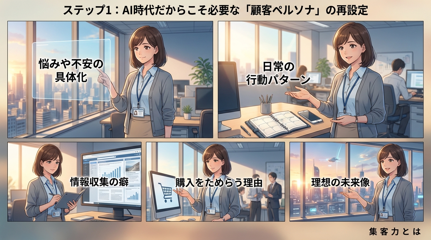 ステップ1：AI時代だからこそ必要な「顧客ペルソナ」の再設定