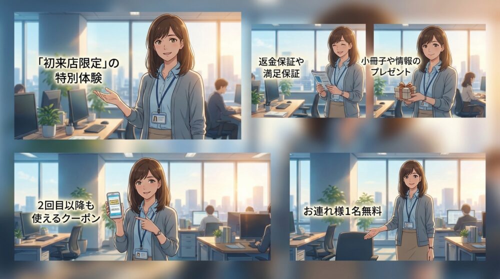 ④ 心理的ハードルを下げる「オファー（特典）」の見直し