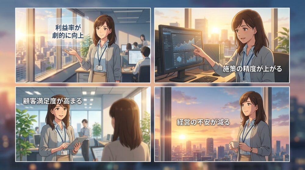 集客率を高めることで得られる3つのメリット