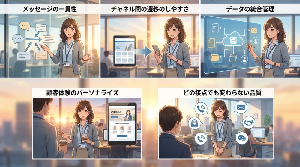複数のチャネルを連携させる「オムニチャネル」の重要性