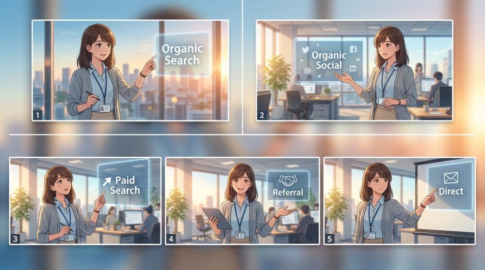 GA4（Googleアナリティクス4）での標準チャネルグループの理解