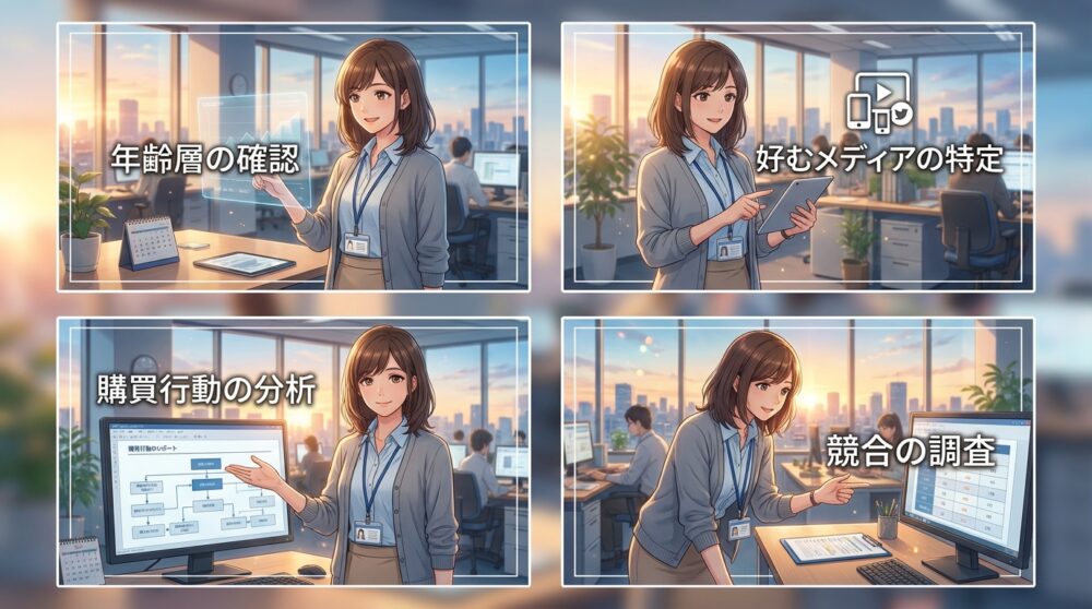 ターゲット層と集客チャネルがミスマッチを起こしている