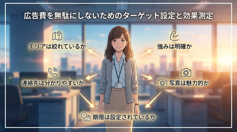 広告費を無駄にしないためのターゲット設定と効果測定