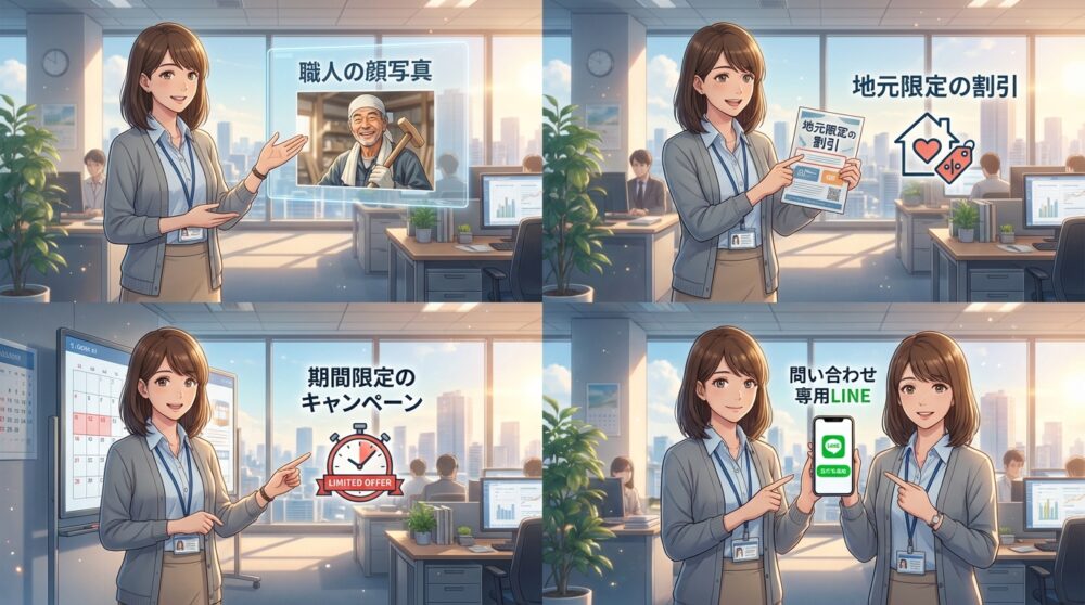 ③ 反応率を倍増させる「地域密着型チラシ」のポスティング