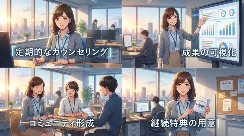 継続率を高めて「集客し続けなくても良い」状態を作る