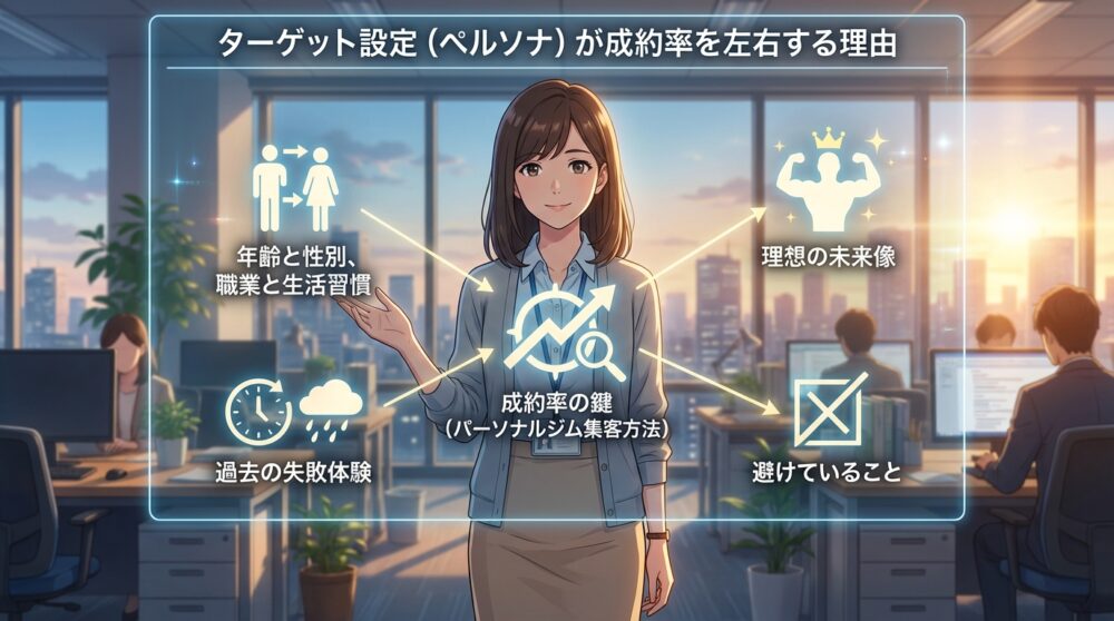 ターゲット設定（ペルソナ）が成約率を左右する理由