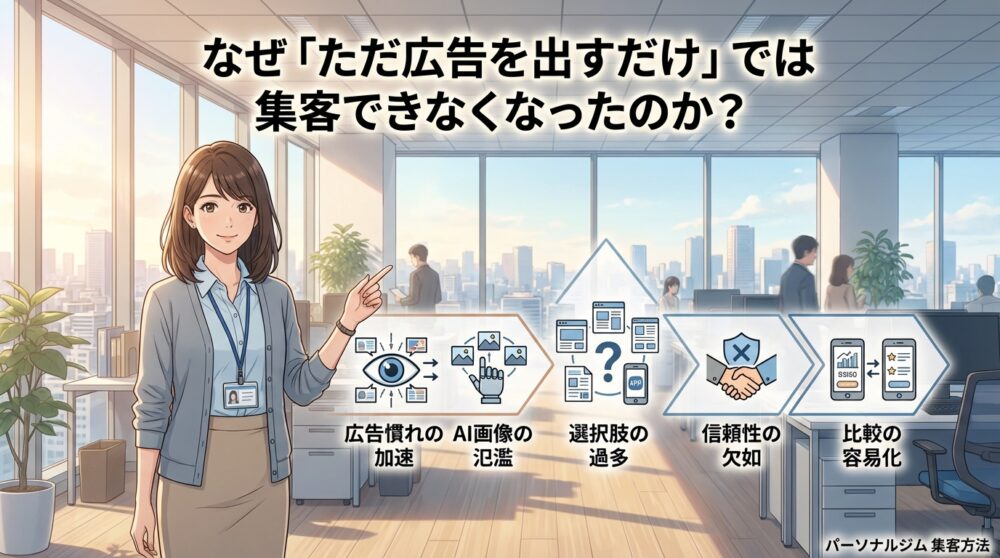 なぜ「ただ広告を出すだけ」では集客できなくなったのか？