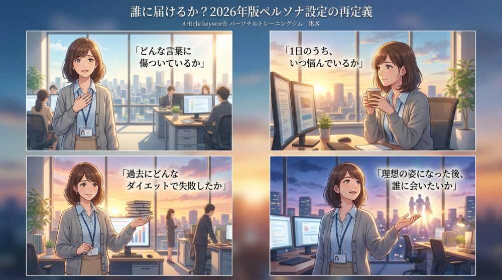 誰に届けるか？2026年版ペルソナ設定の再定義