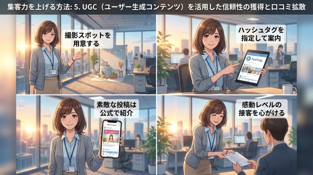 5. UGC(ユーザー生成コンテンツ)を活用した信頼性の獲得と口コミ拡散