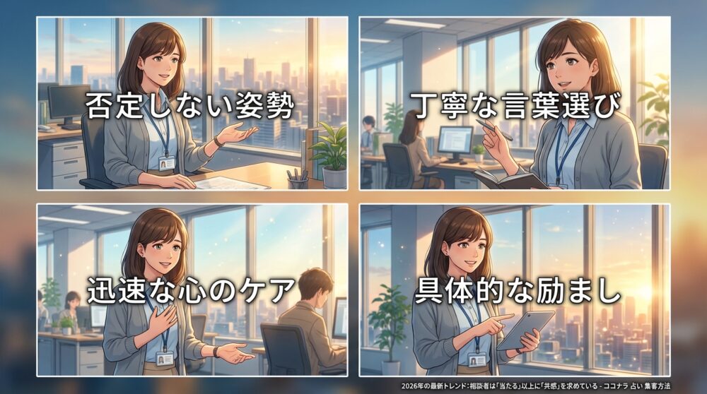 2026年の最新トレンド：相談者は「当たる」以上に「共感」を求めている