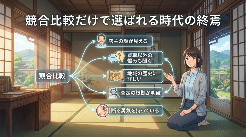 競合比較だけで選ばれる時代の終焉