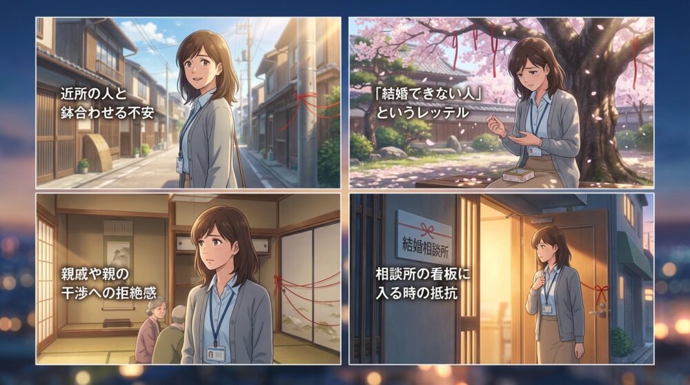 狭いコミュニティ特有の「心理的ハードル」とプライバシー問題