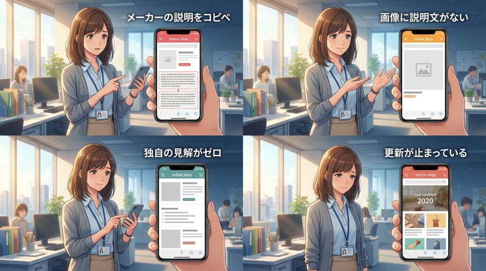 検索エンジンに無視される「商品登録だけ」の罠