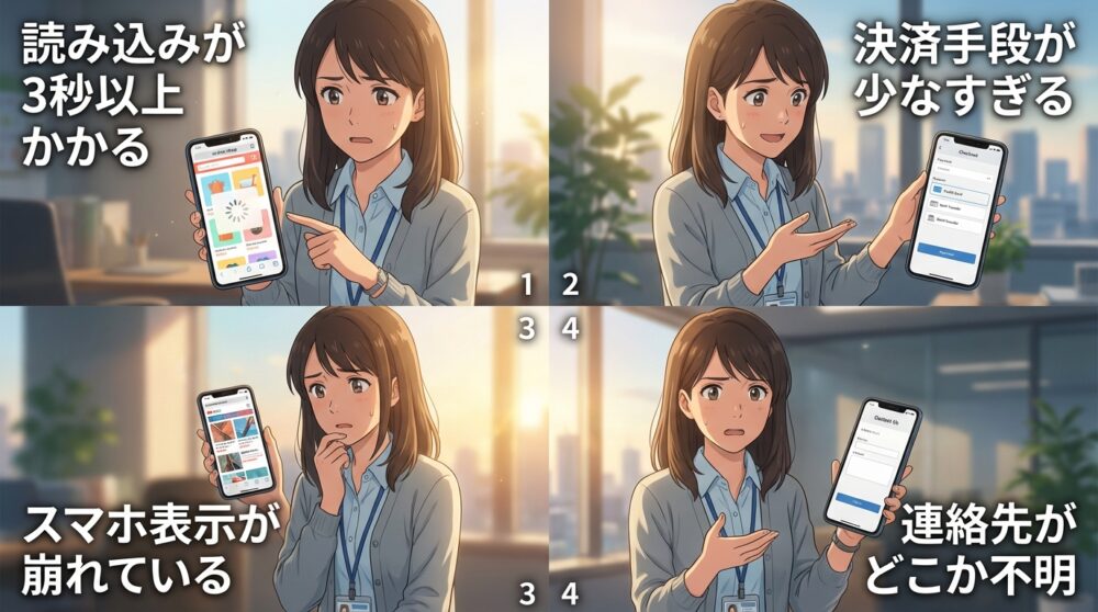 Shopify集客方法が通用しないサイト設計の不備