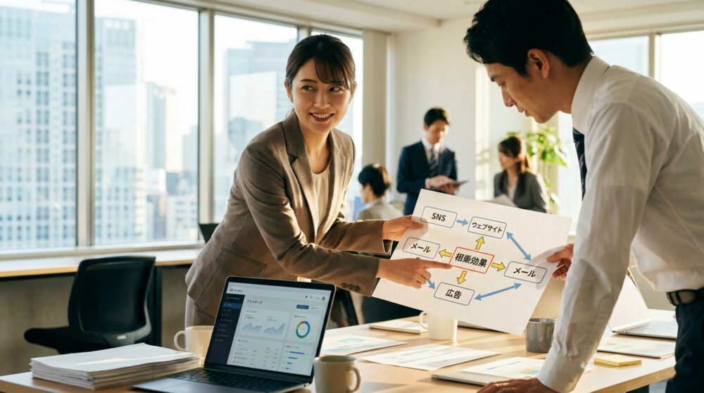 実際にチャネルを組み合わせて成果を出すための設計手順