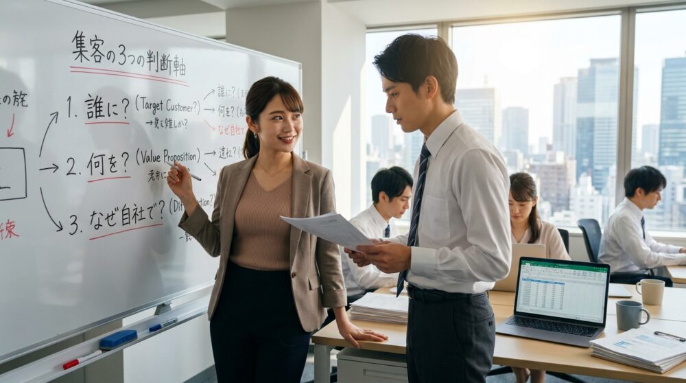 集客を始める前に決めておくべき3つの判断軸