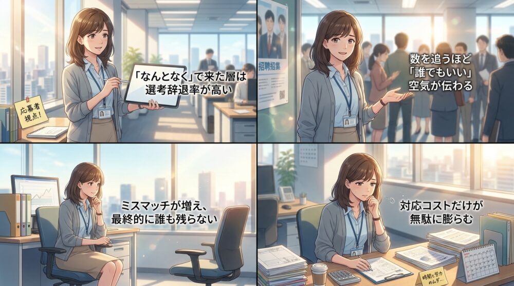 100人集めても内定承諾ゼロになる零細企業の盲点