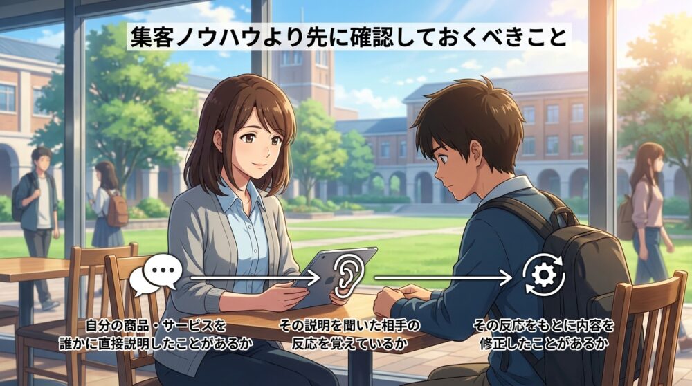 集客ノウハウより先に確認しておくべきこと