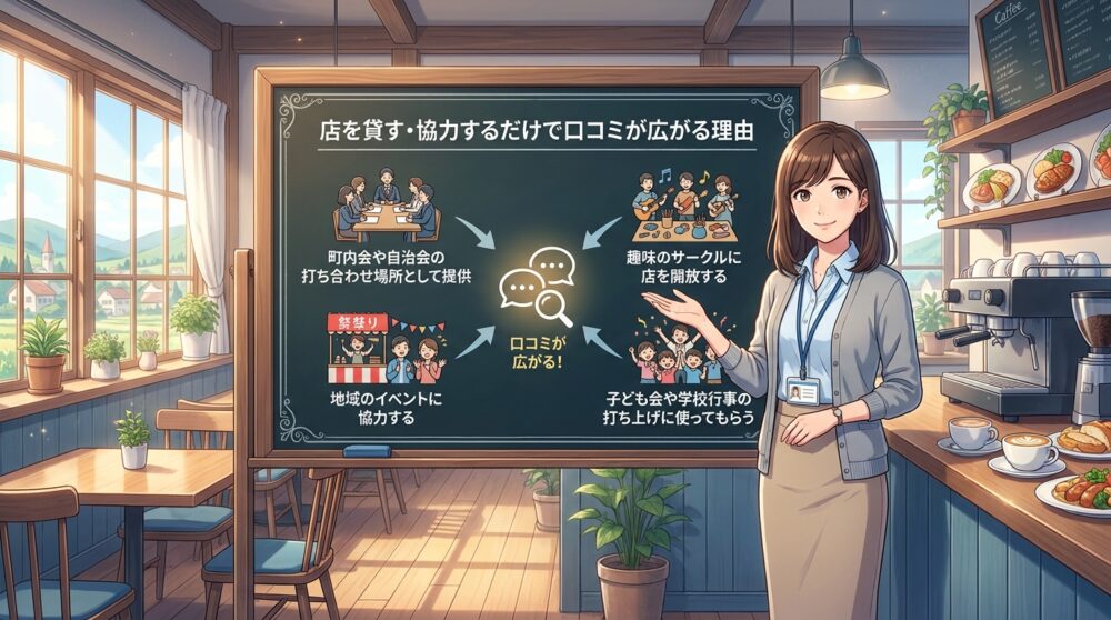 店を貸す・協力するだけで口コミが広がる理由