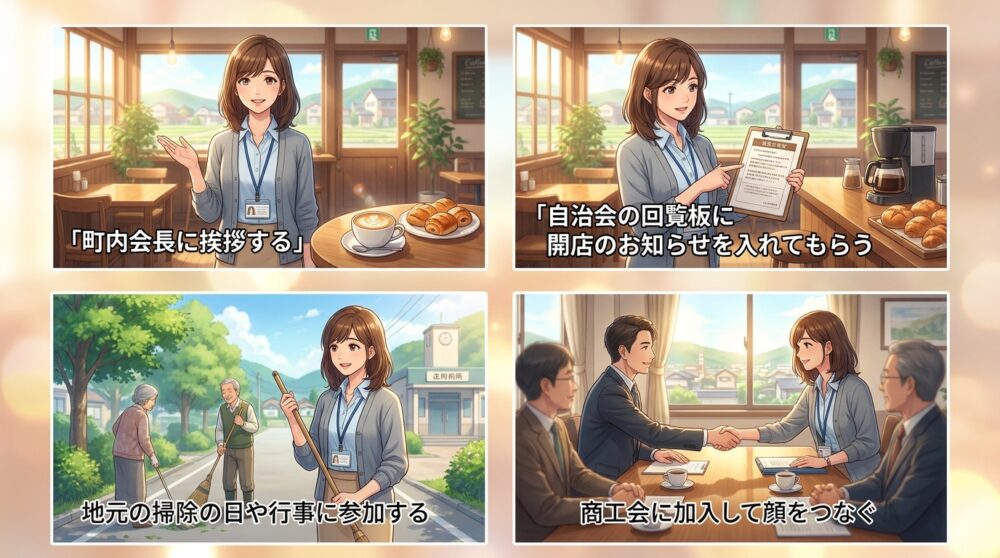 町内会・自治会との接点を持つ基本ステップ