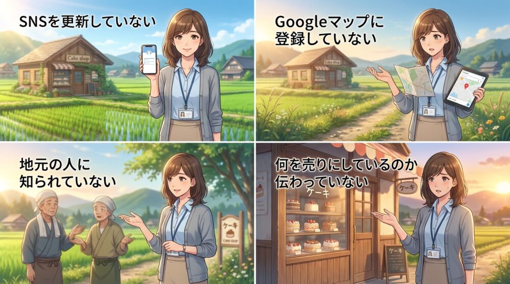 「商品が良ければ売れる」と信じて情報発信を怠っている