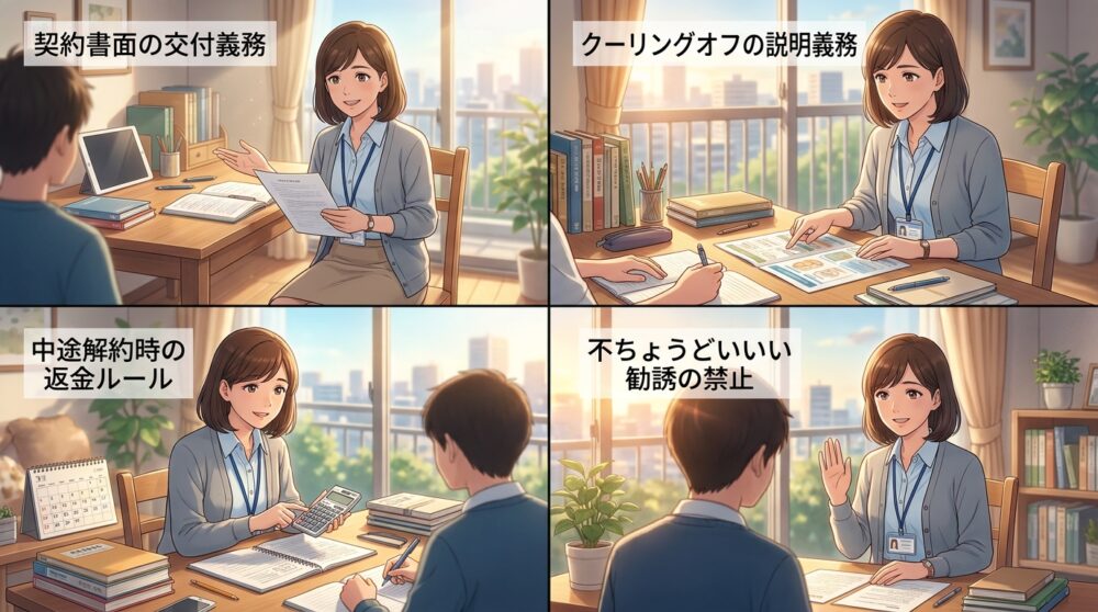 特定商取引法の対象になるケースと書面交付の義務