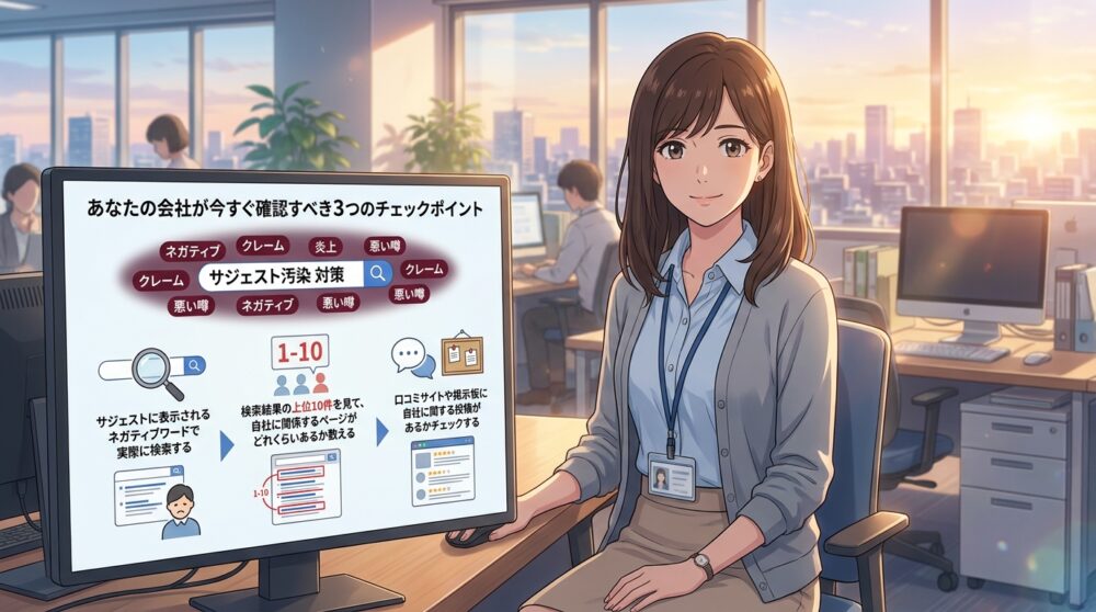 あなたの会社が今すぐ確認すべき3つのチェックポイント