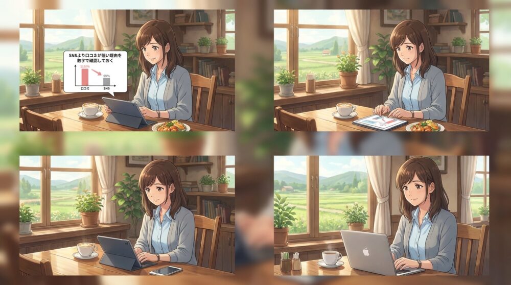 SNSより口コミが強い理由を数字で確認しておく