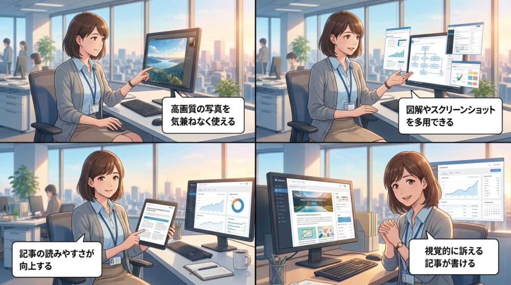 月3GB使えると記事の表現力が別次元に変わる