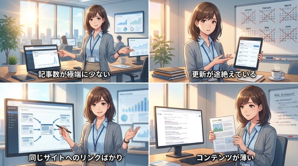 被リンク目的だけで作ると検索エンジンに見抜かれている