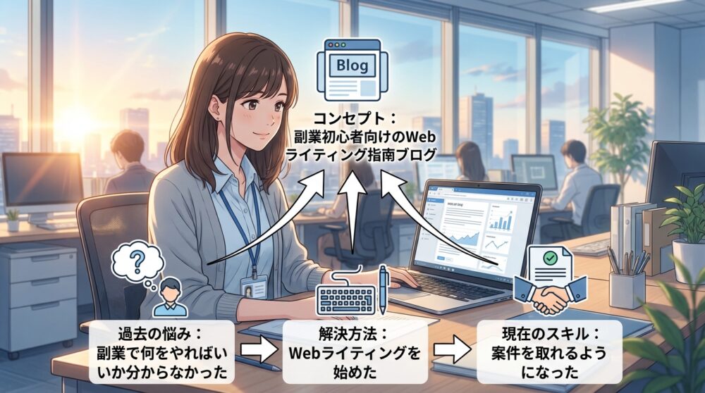 ステップ2：解決した経験と現在持っているスキルを掛け合わせる