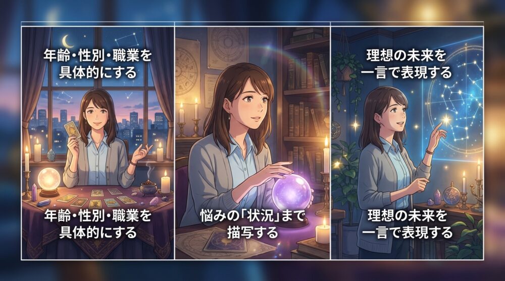 ターゲットを絞らず誰にも刺さらないメッセージになる