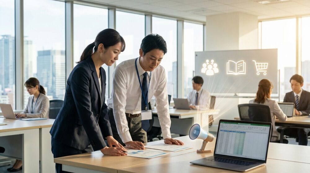 集客・教育・販売それぞれの役割を整理しておく