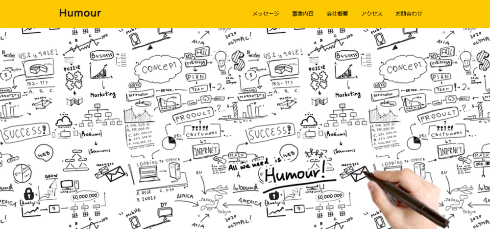 ㈱ユーモアの公式サイト