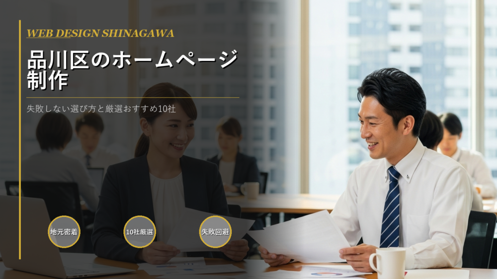 品川区 ホームページ制作会社　比較