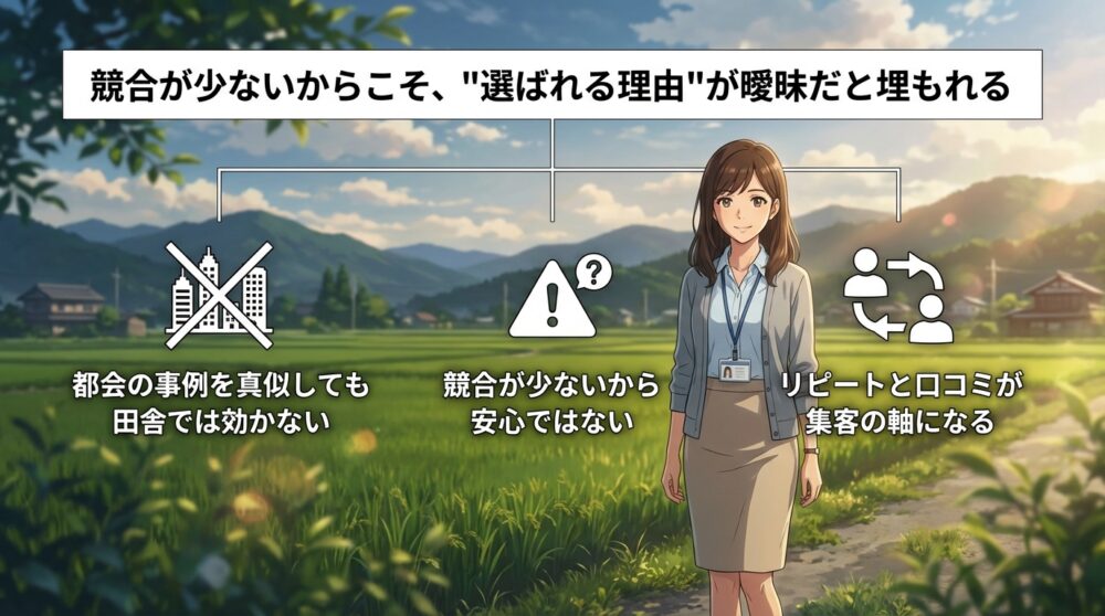 競合が少ないからこそ、