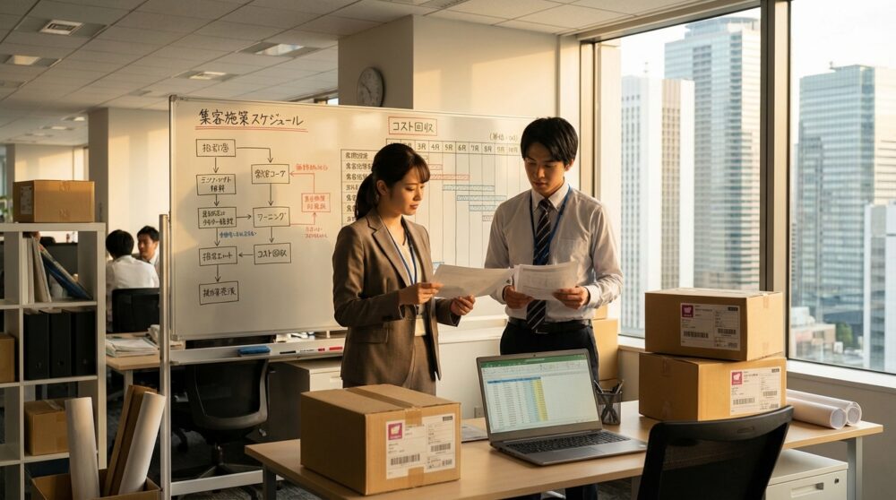 集客施策を始める順番とコスト回収までの現実的なスケジュール