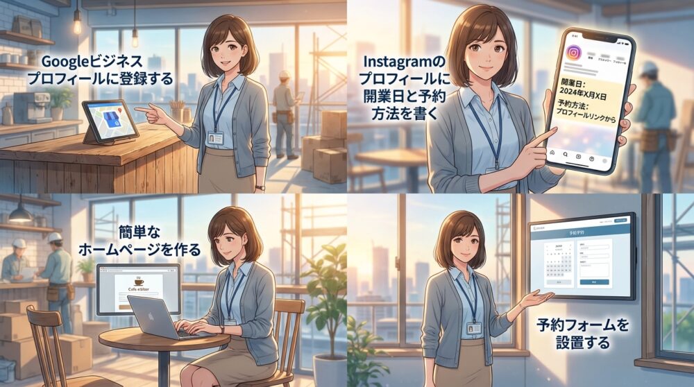 ゼロ円で検証できる集客の受け皿を開業2ヶ月前に作っておく