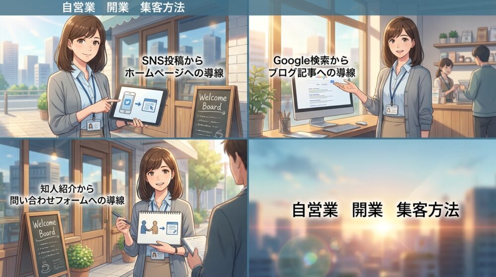 開業1ヶ月目から月5件の問い合わせを生む導線の作り方