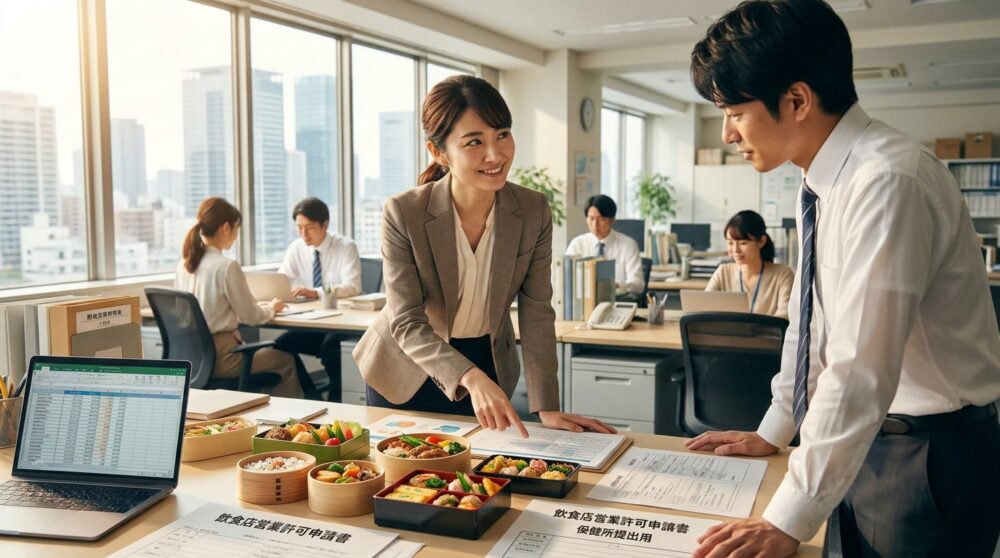 自宅で作ったお弁当を販売するには営業許可が必須になる