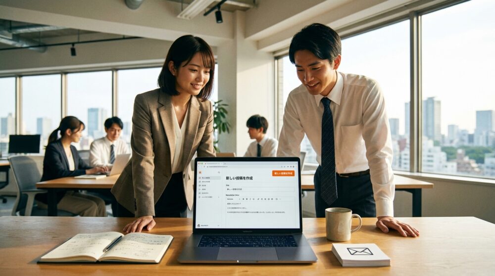 【ステップ2】最初の記事を書いて配信する