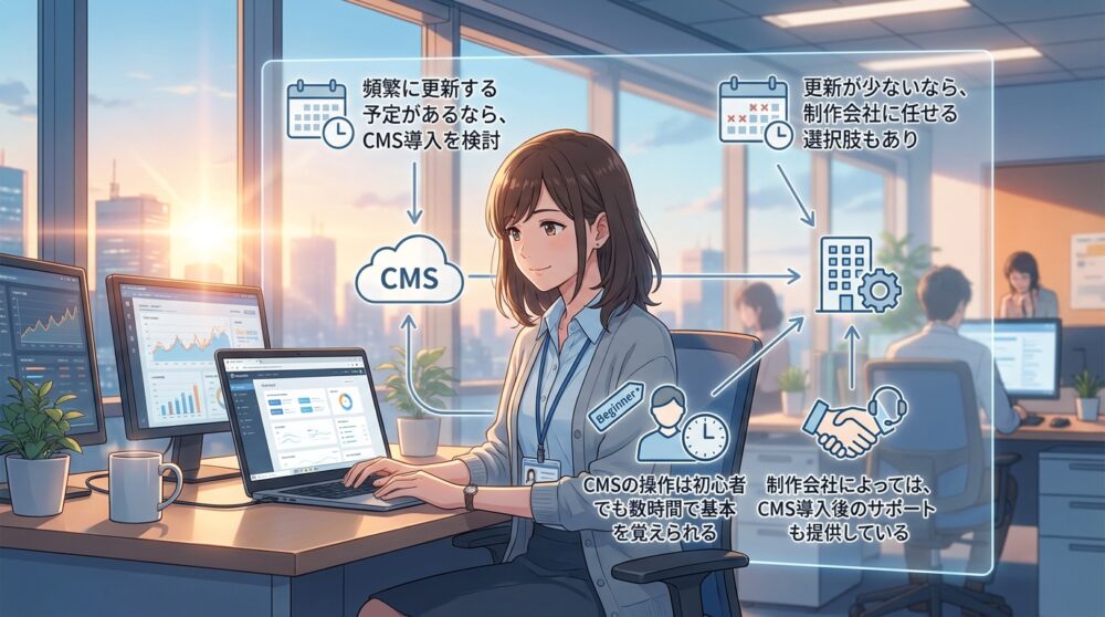 自分で更新できる必要があるかどうか