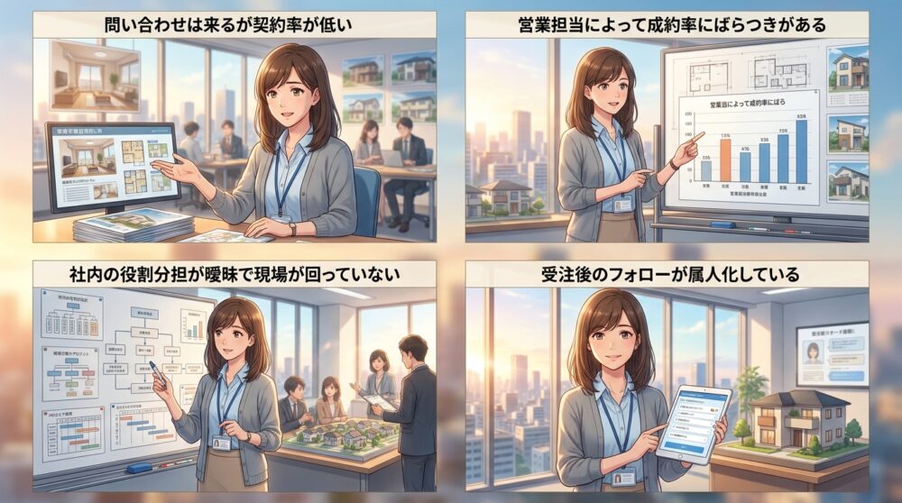 経営・組織改善型コンサル:現場を変えて受注率を上げたい会社向け