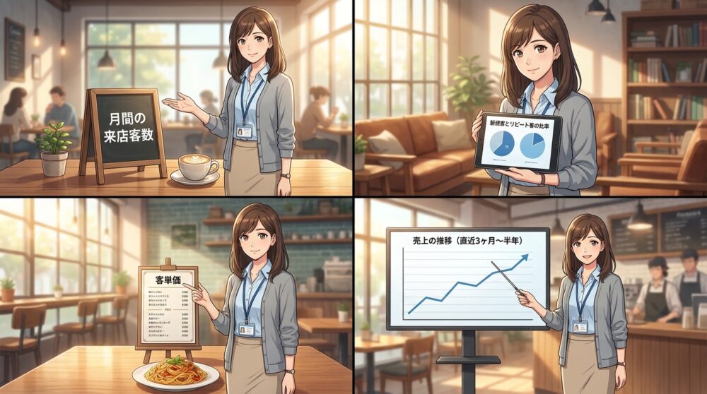現状の数字と課題を言語化できる状態にしておく