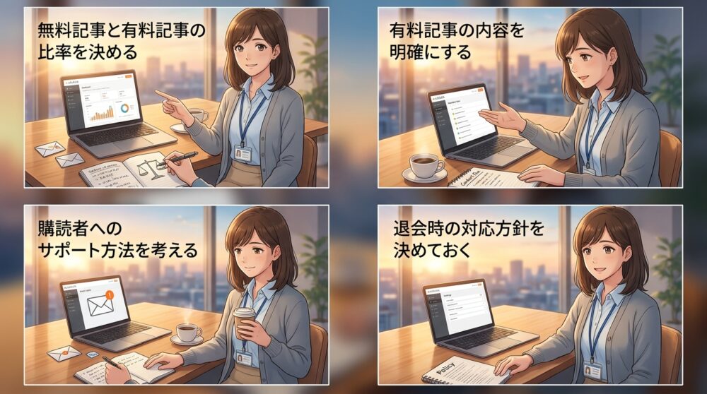 有料購読を開始する前に確認しておくこと