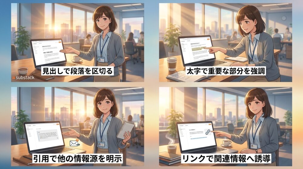 記事エディターの基本操作と装飾機能