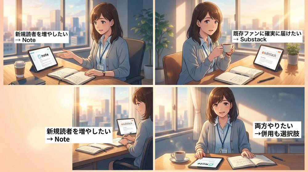 自分の発信を誰にどう届けたいか